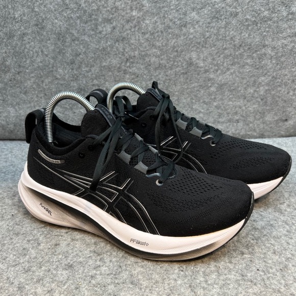 ASICS Gel Nimbus 26 Black White Running Comfort Sneakers Shoes Men\'s Size 9 main image 5